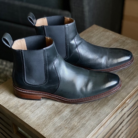 Cole Haan Black Leather Chelsea Boot - Picture 2 of 3